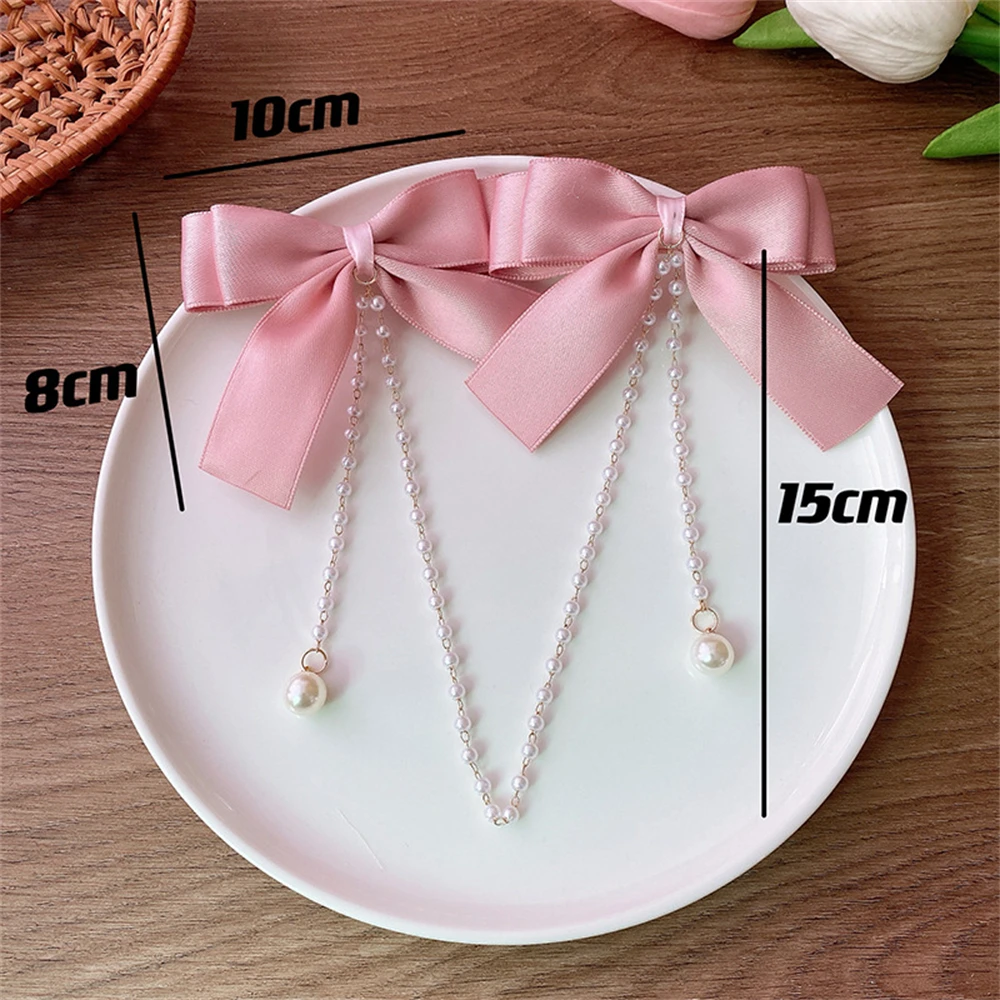 Hairpin Lovely Charming Childrens Hair Accessories Bow Hairpin Popular Accessories Need Pearl Hairpin High Quality Multifunction