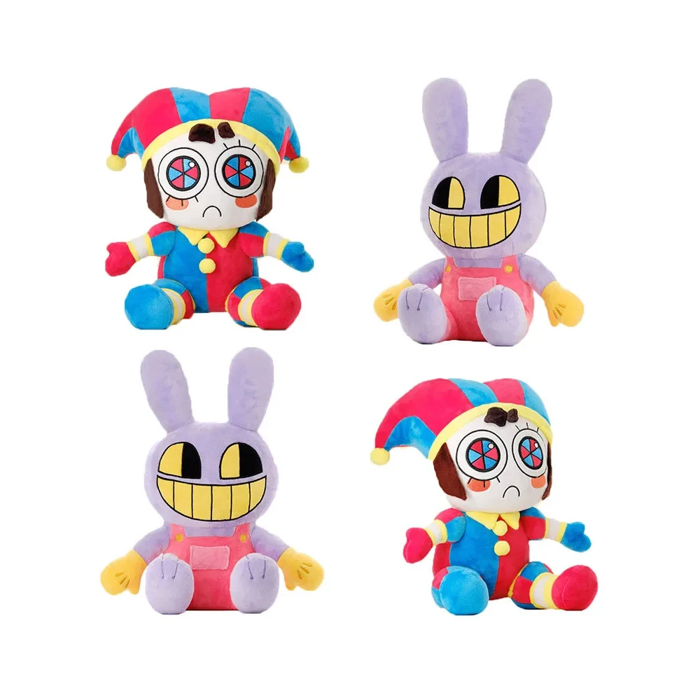 new 2024 The Amazing Digital Circus Plush Kawaii Pomni Jax Plush Doll Stuffed Joker Pillow Manga Anime Christmas Gift Toys