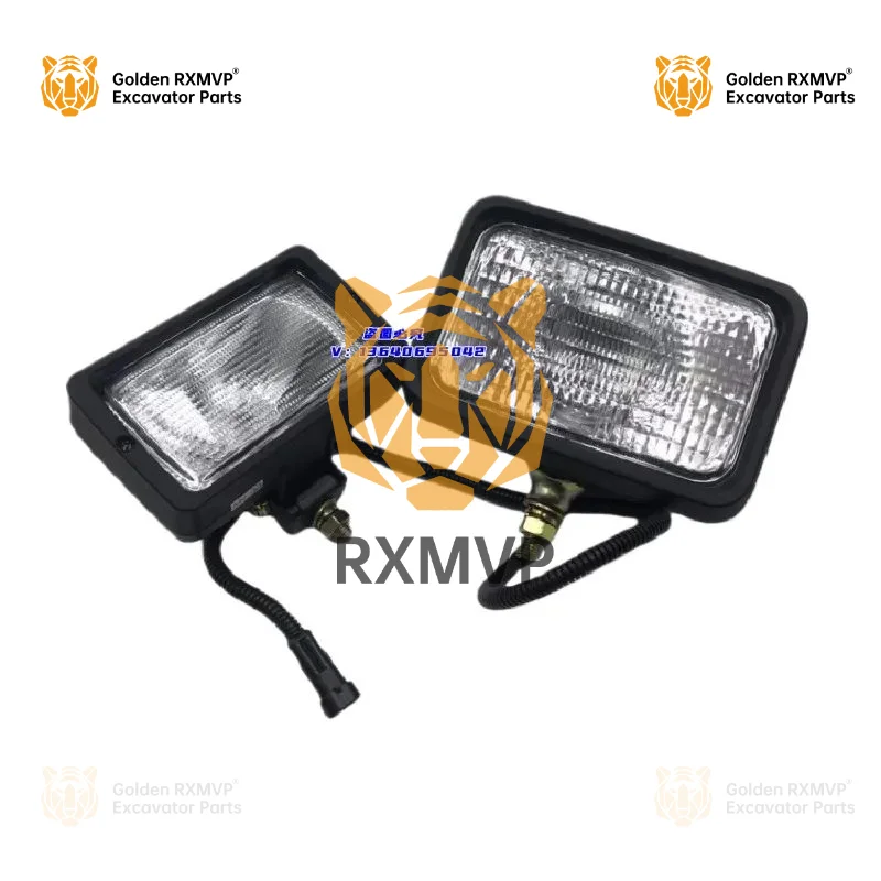 For Sany Sy Excavator Headlight Sy55 60 75 135 195c 205 215c 245-8-9 Cab Ceiling Light Excavator Accessories