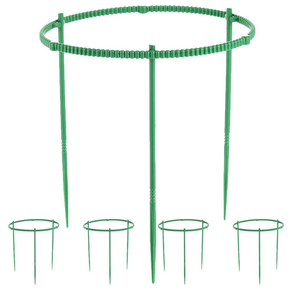 

15pcs Flower Plant Support Stakes 20cm Garden Supplies Floral Frame Climbing Rack Anti-Toppling Greenhouse Tool for Orchid Rose