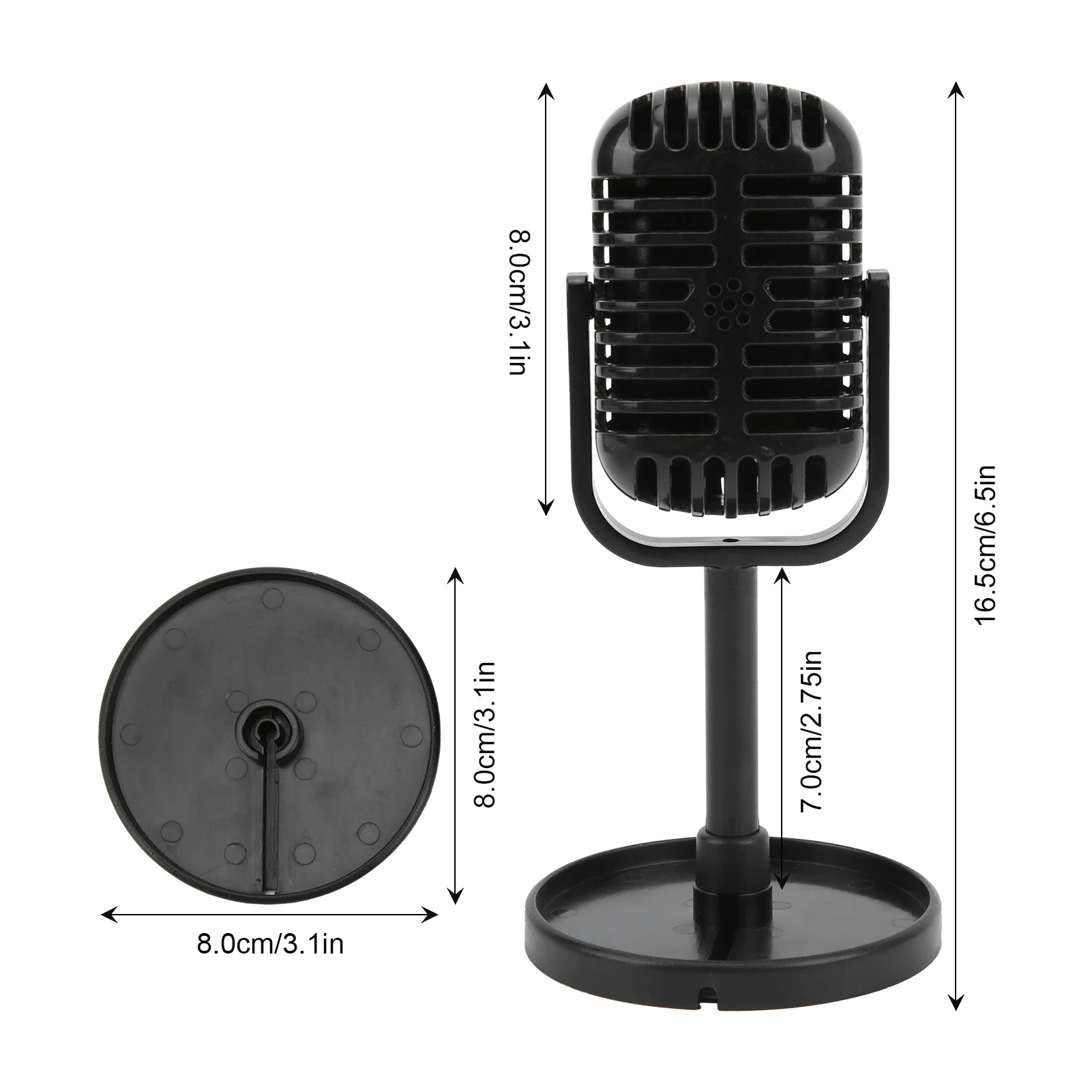 Prop Microphone for Filming Dance Shows Practice Using Microphone Props Film Prop Microphone Prop Microphone for Singing