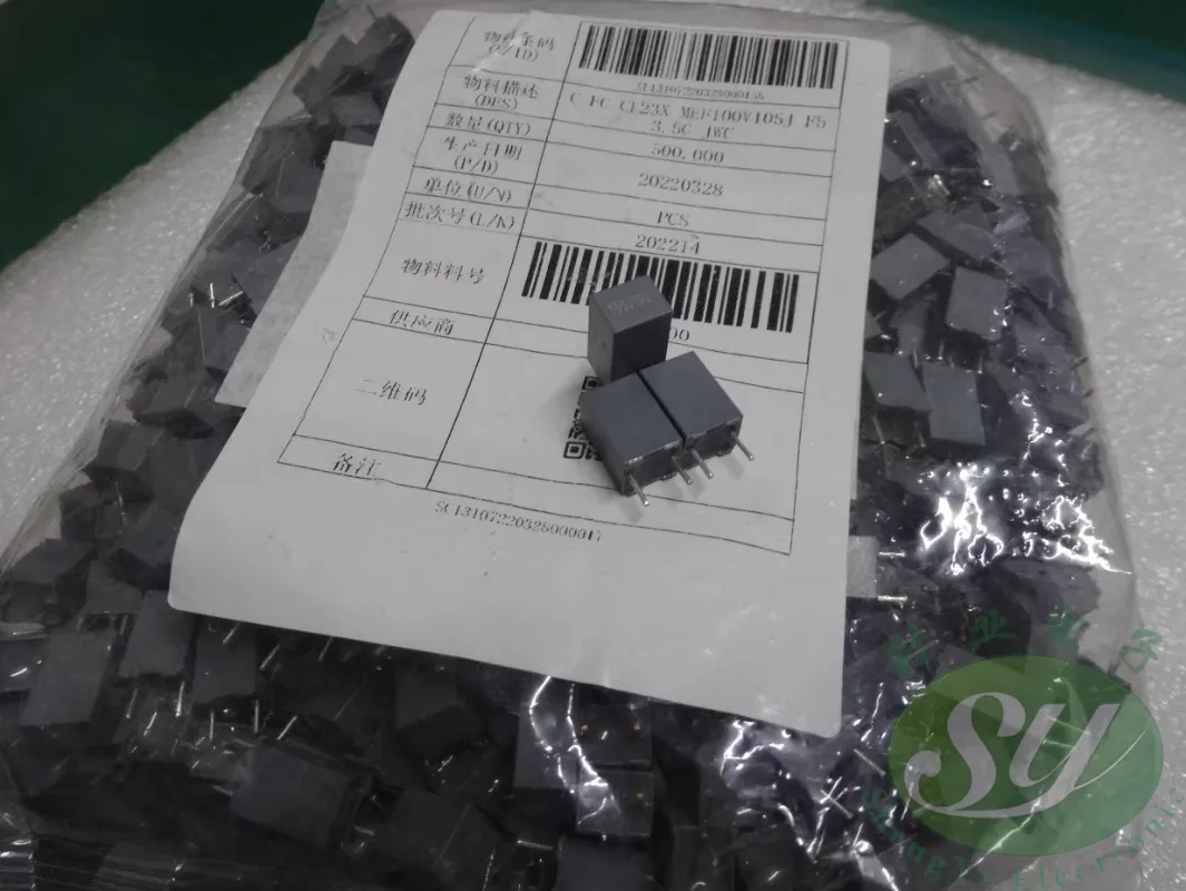 

10PCS Xiamen FARA CL23X 1.0uf/100v 1uf 1u0 105 New film capacitor 5MM