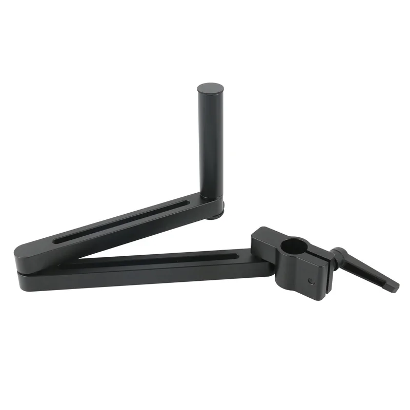 Industrial Lab Adjustable Direction Articulating Clamp Holder Bracket Support Arm 50mm 76mm Microscope Stand For Video Camera