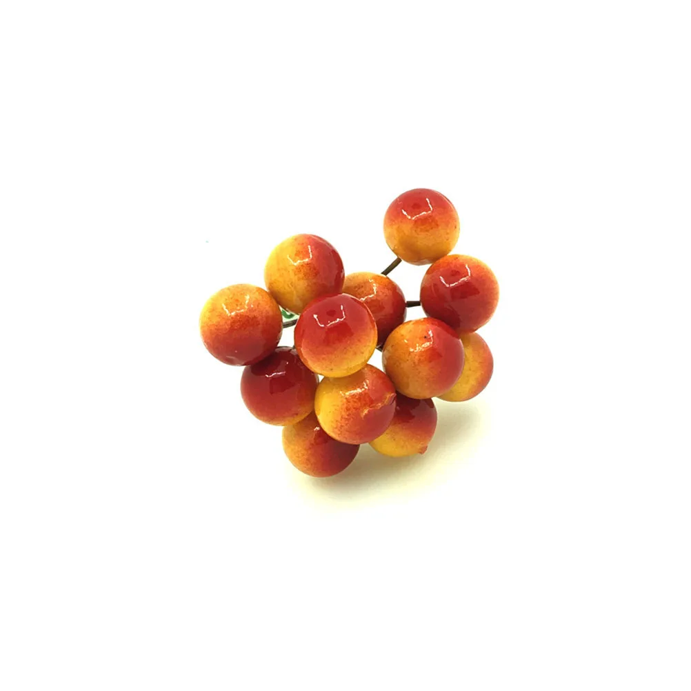 

48Pcs Simulation Small Artificial Lifelike Stems Bright Color for Store Display Kitchen Party Decor