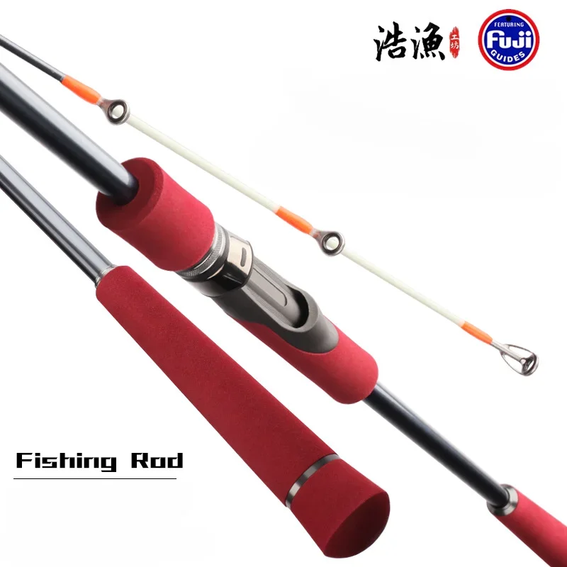 Boat Fishing Lure Fishing Rod Carbon Ultra Light Ultra Hard Ship Electric Winch Rod Solid Rod Tip Fuji Guide Ring Lure 100g-500g