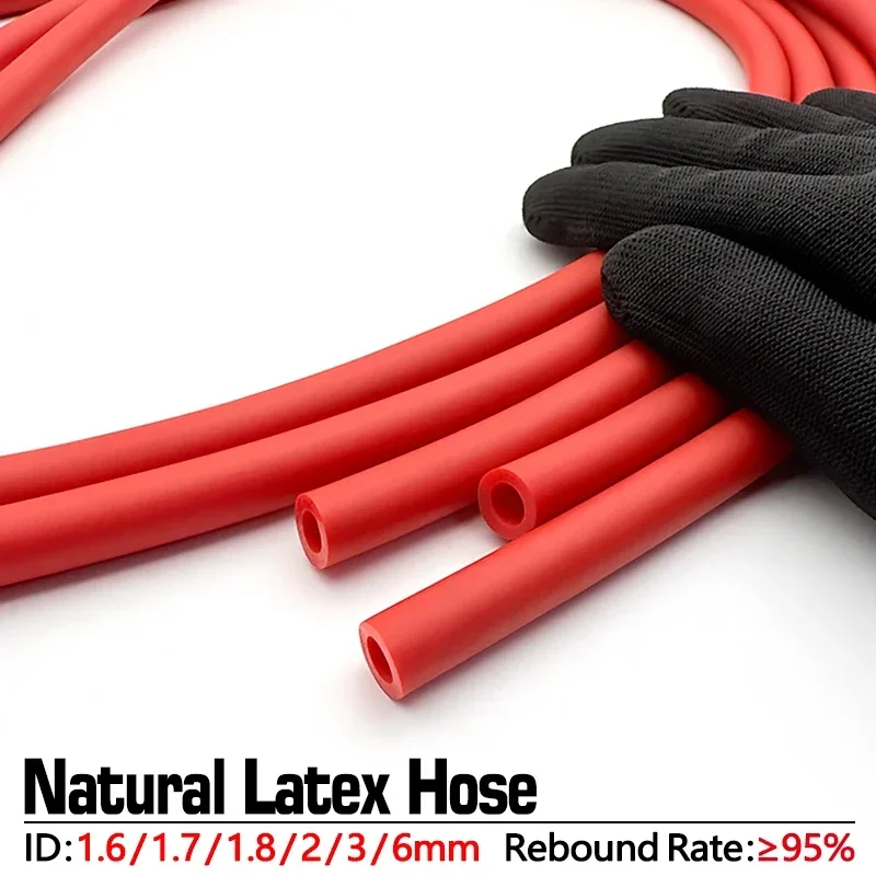 Flexible High Elastic Latex Tube Freeze Resistant Durable Rubber Hose DIY Craft Binding Catapult Shooting Accessories