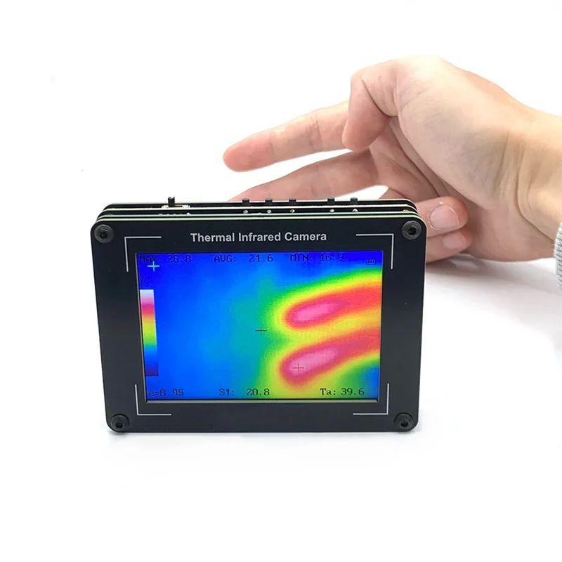 A55F-OVMLX High-Performance Thermal Imager With Advanced MLX90640 Sensor, OV2640 Visible Light Camera,Fusion Mode,3.5Inch
