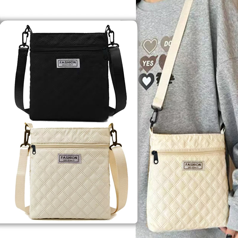 Japanese-style Harajuku minimalist workwear style crossbody bag, Korean version versatile student shoulder bag