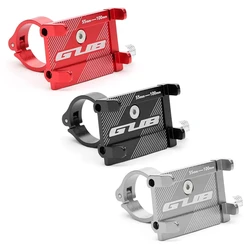 GUB G81 G-81 Aluminum Bicycle Phone Holder For Smartphone 3.5-6.2 Inch Adjustable Bike Phone Stand Mount Bracket