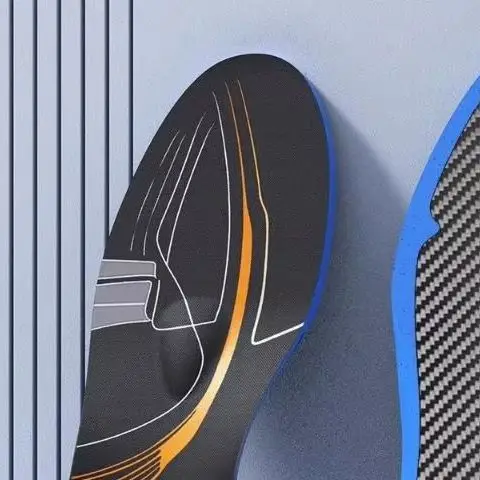 Carbon Fiber Insoles Carbon Plate Sports Running Lightweight Football Basketball Shock Absorption Anti-Torsion Type Full Palm