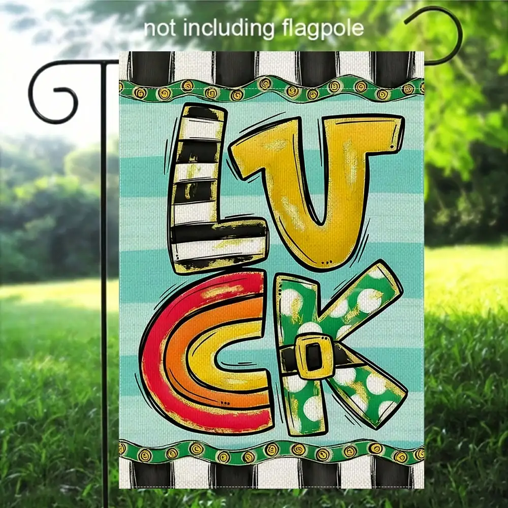 

1 шт., Декоративный садовый флаг с весенним дизайном, Двусторонний садовый флаг, Декор для дома, Декор для улицы, Декор для двора, Декор для сада 12x18 дюймов