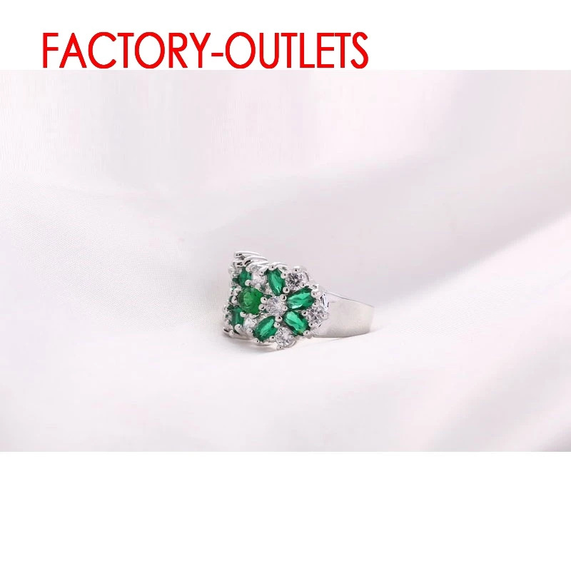 925 Sterling Silver Bridal Ring Fashion Jewelry Cubic Zirconia Prong Setting Best Gift For Women Girls Engagement Anniversar view 4