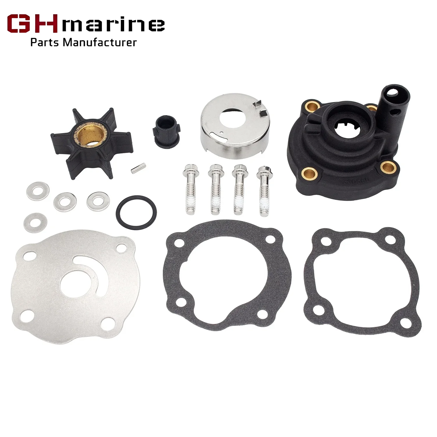 

Outboard Water Pump Impeller Repair Service Kit for Johnson Evinrude OMC 25 35 HP Boat Motor Engine 389611 0389611