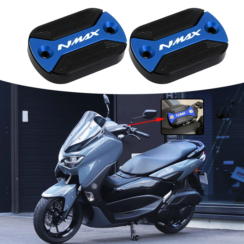 

For YAMAHA NMAX125 NMAX155 NMAX 125 nmax 155 Motorcycle CNC Aluminum Front Brake Fluid Reservoir Cover Cap Guard Protector