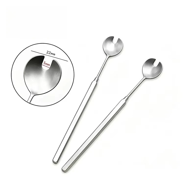 Ophthalmic Enucleation Spoon, Stainless Steel Eye Globe Removal Spoon, Ophthalmic Surgical