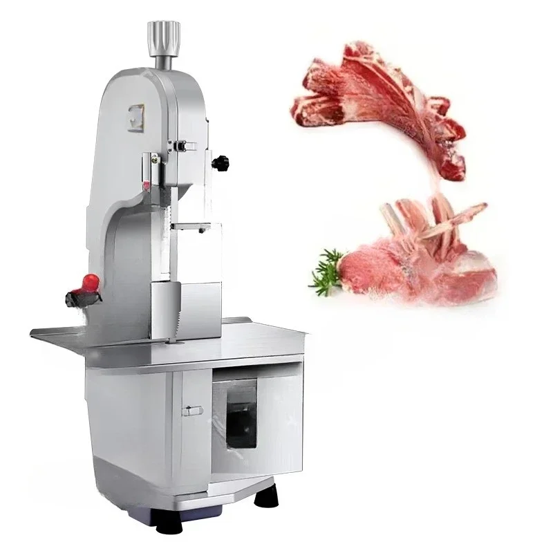 

Electric butcher frozen meat bone saw cutter, chicken beef goat cutter restaurant meat processing