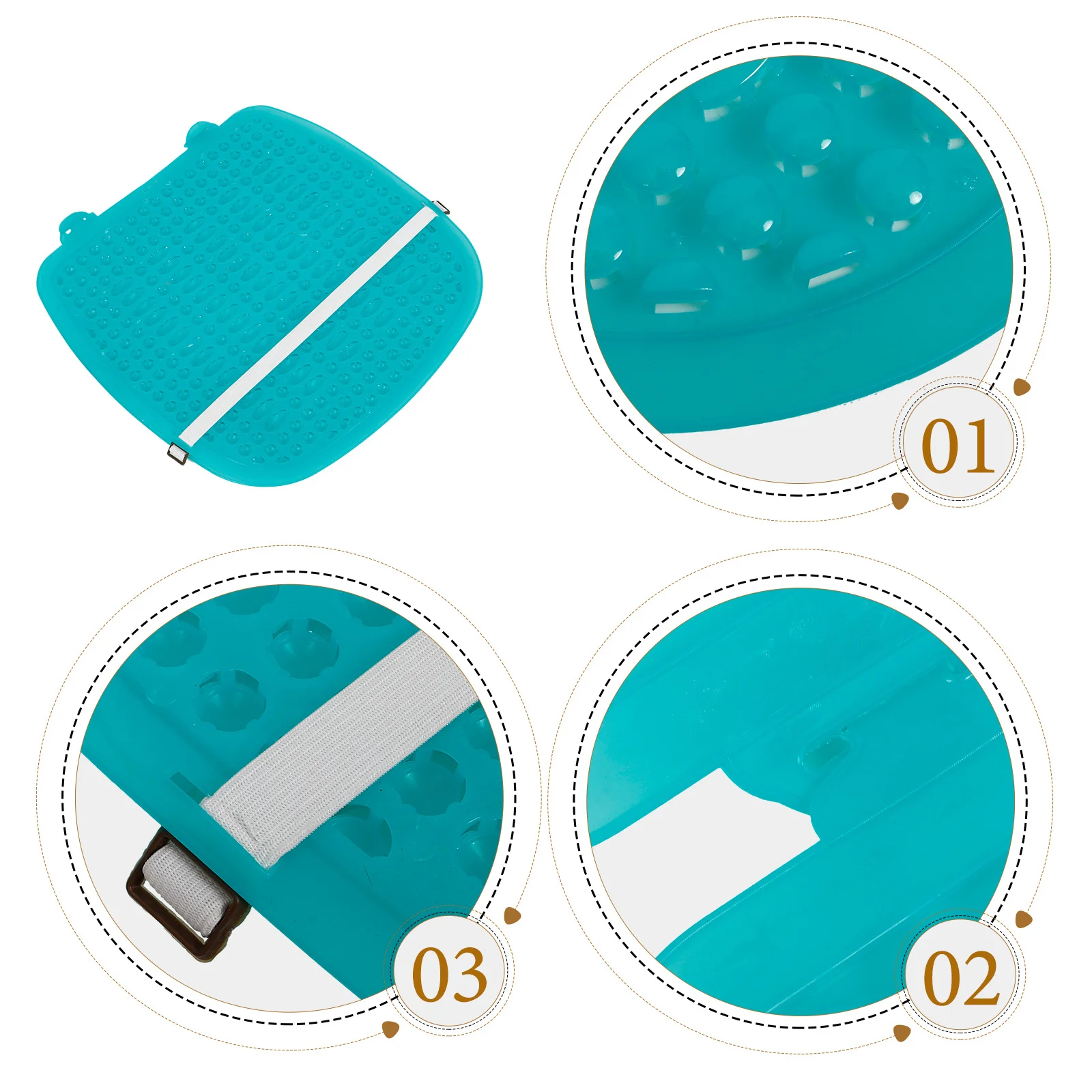 

Car Seat Cushion Summer Ventilation Massage Anti-Fatigue Universal Fit for Forklifts Tricycles Durable Practical