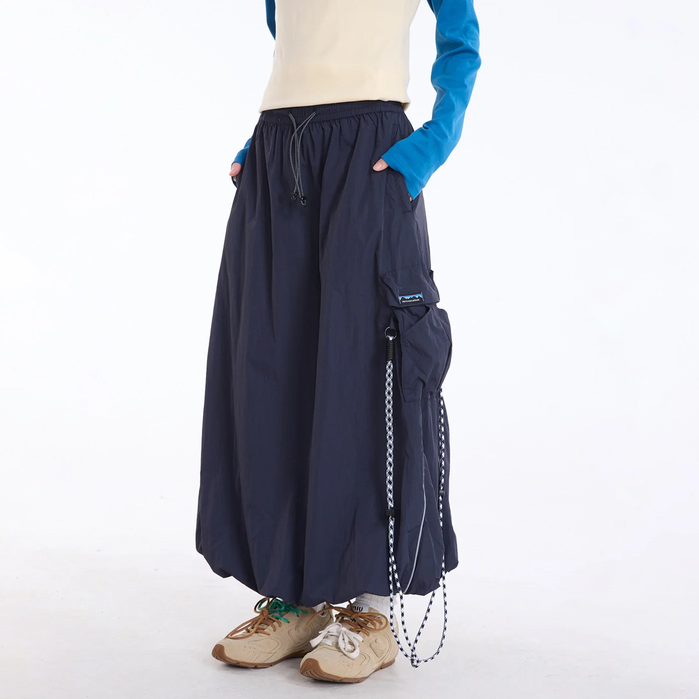 Outdoor Travel Mountain Hiking Waterproof Quick Dry Cargo Skirt Women City Streetwear Loose Casual Y2k Fashion Track Long Skirts