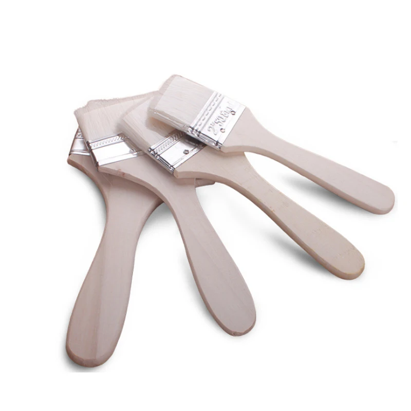 1pc Lebensmittel Grade Wärme Wider Grill Pinsel Öl Creme BBQ Wolle Pinsel Camping Backen Backformen Gebäck Kochen Werkzeuge Holzgriff