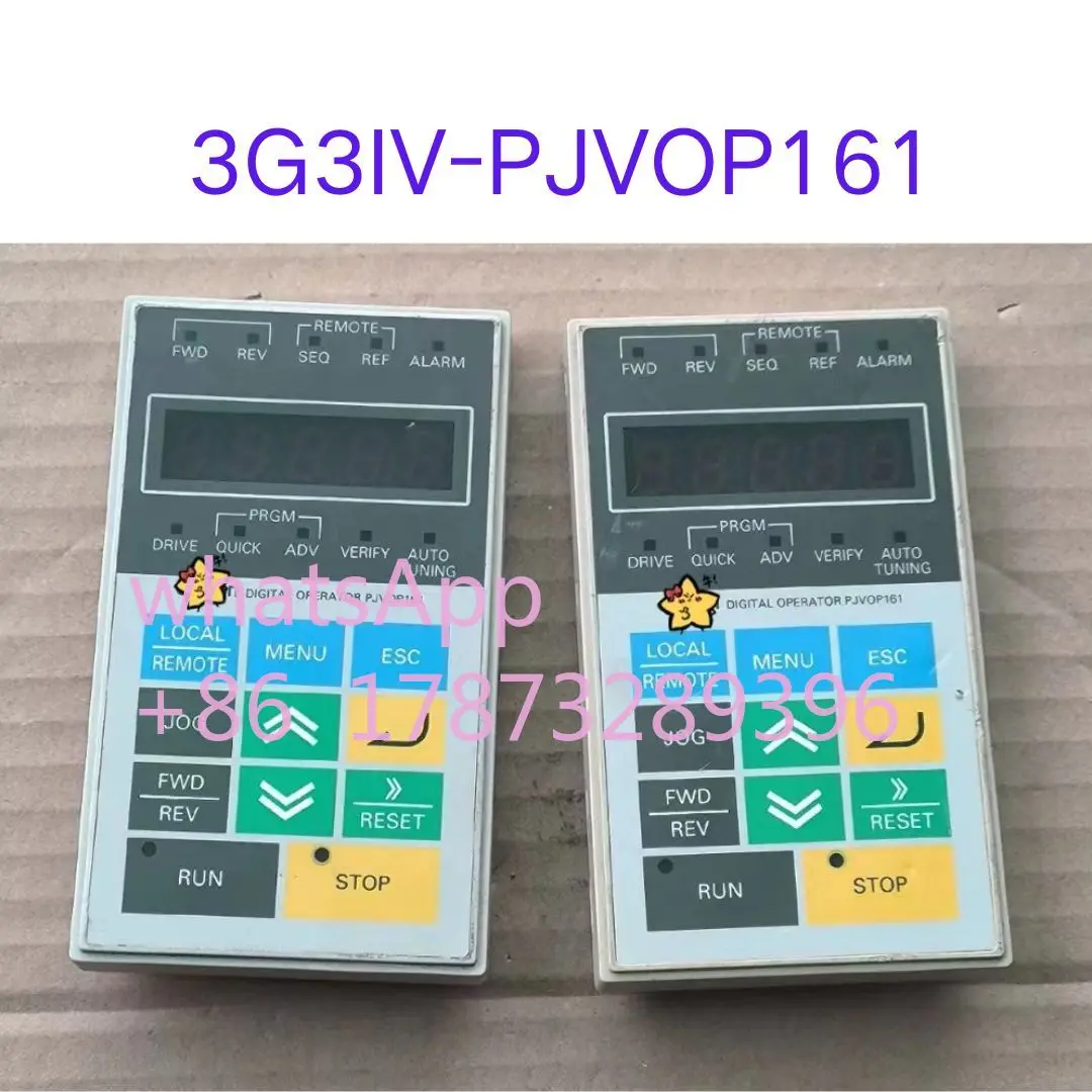 

Used 3G3IV-PJVOP161 inverter operation panel test OK