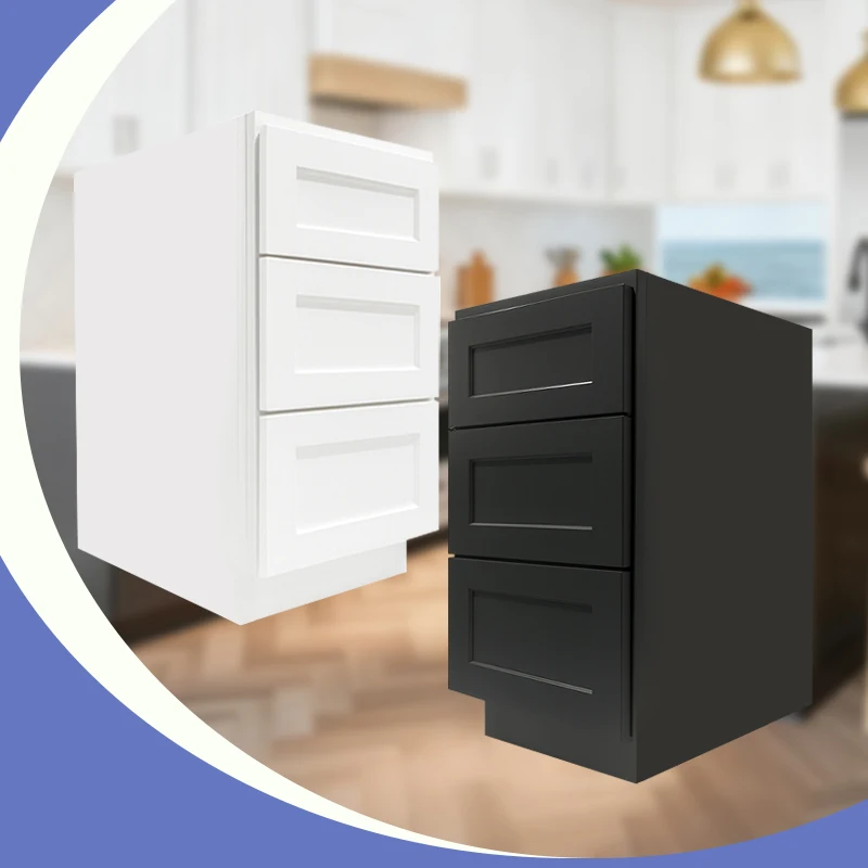 خزانة درج DB21 RTA |   نمط باب شاكر |   خزانة تخزين المطبخ |   21 بوصة عرض × 34.5 بوصة ارتفاع × 24 بوصة عمق