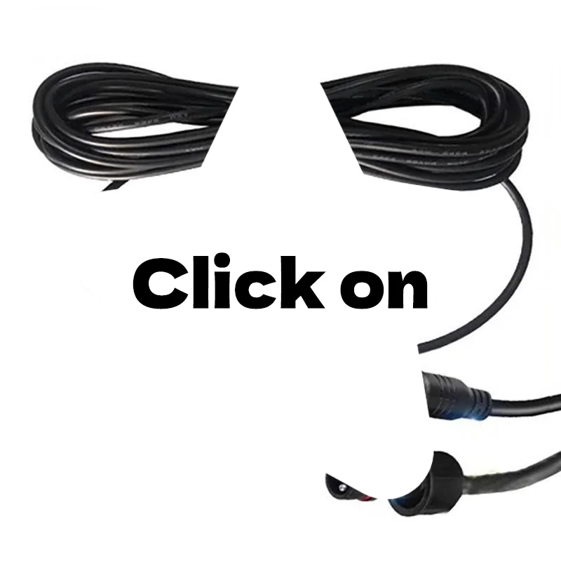 Copper Waterproof Solar Panel Extension Cable Durable For Solar Panels And Lighting Fixtures Resistant To Sun And Rain