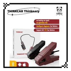 New THINKCAR Thinkeasy Bluetooth Vehicle Battery Tester 12V 2000CCA Battery Test Charging Cricut Tools Auto Car Diagnostic Tools