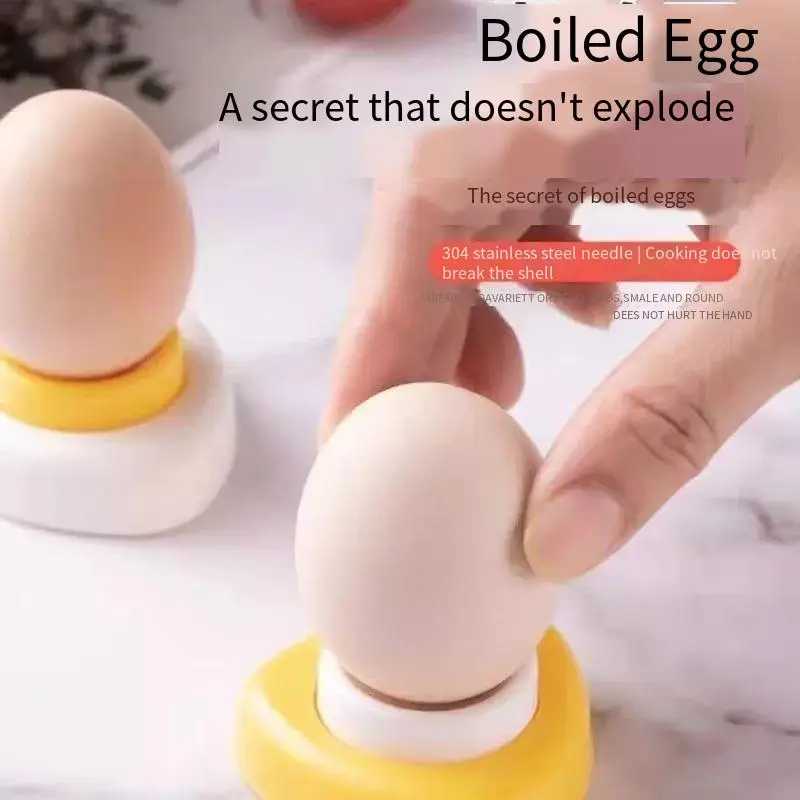 Eierstanzer für den Haushalt, Bohrer, Stanznadel, zum Kochen von Eiern, Dämpfen, Löcher stanzen, risshemmend