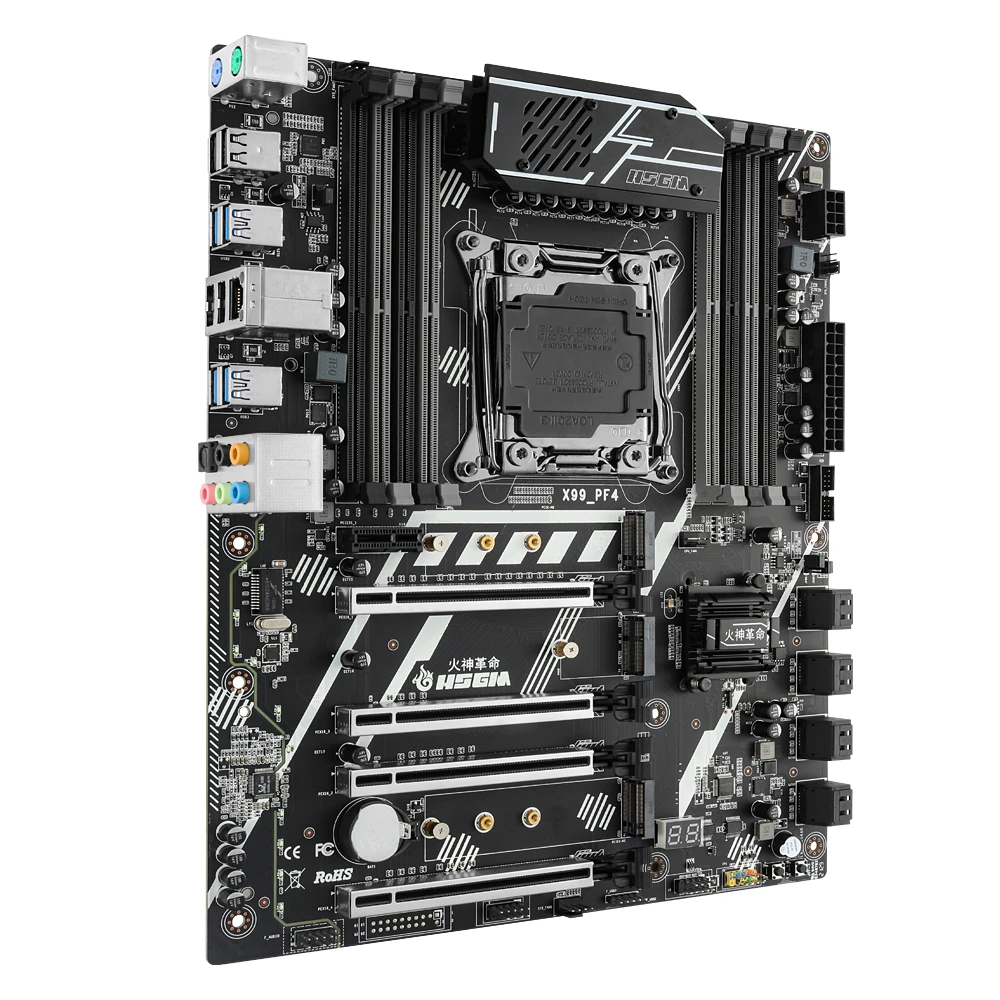 HSGM Motherboard X99-PF4 support 22nm processor server universal PCI-E 3.0 computer motherboard