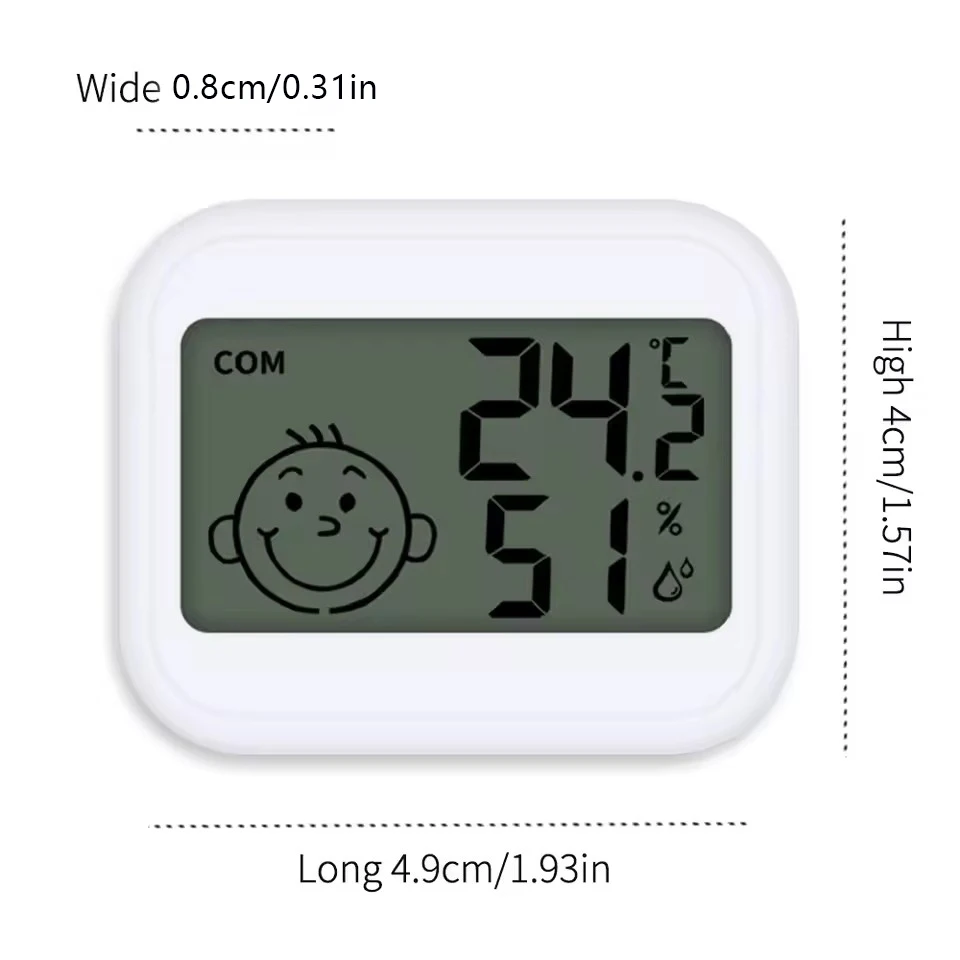LED-thermometer Thermo-hygrometer Multifunctionele elektronische klok Temperatuur-vochtigheidsmeter Weerstation voor thuis met alarm
