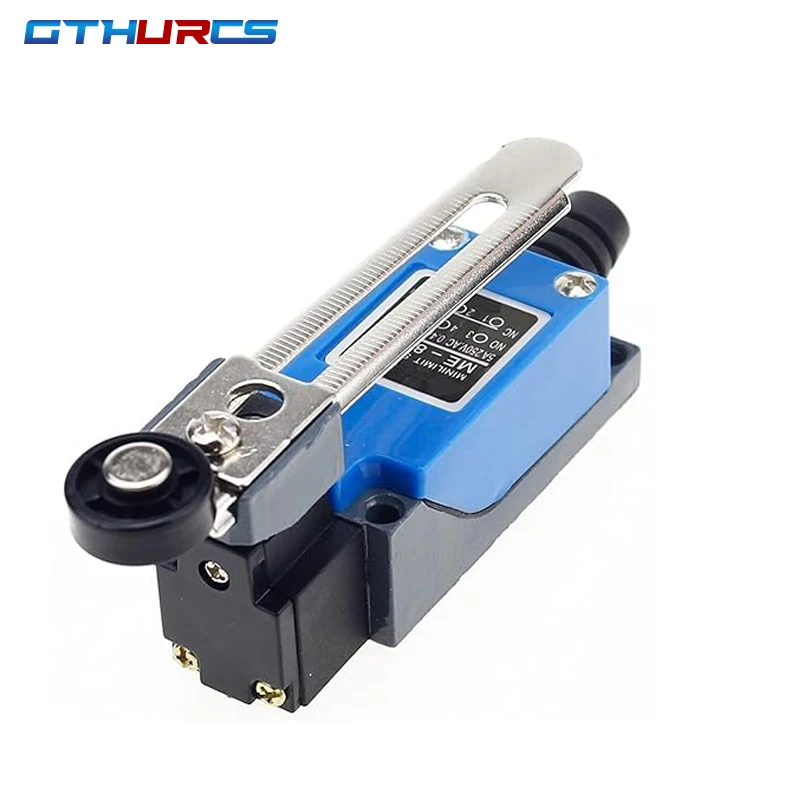 Waterproof CNC Momentary Limit Switch ME 8104 8108  5A/220V Rotary Roller Lever Sealed Industrial Machine Limit Switch