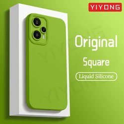 For PocoF5 Case YIYONG Square Liquid Silicone Soft Cover For Xiaomi Poco F5 F6 F8 Pro F3 F4 F7 Ultra Xiomi PocoF6 5G Phone Cases