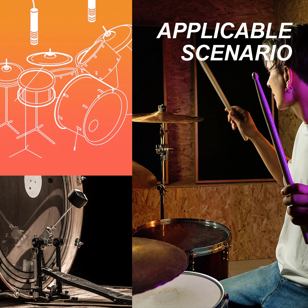SR20LS SR25 DM20/High Quality All Condenser Drum Microphone Ultra High Recording Fidelity