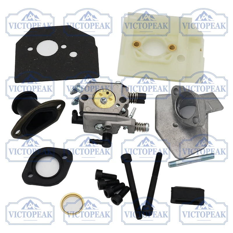 Chainsaw Accessories Carburetor Intake System Assembly for 4500 5200 5800 Chain Saw