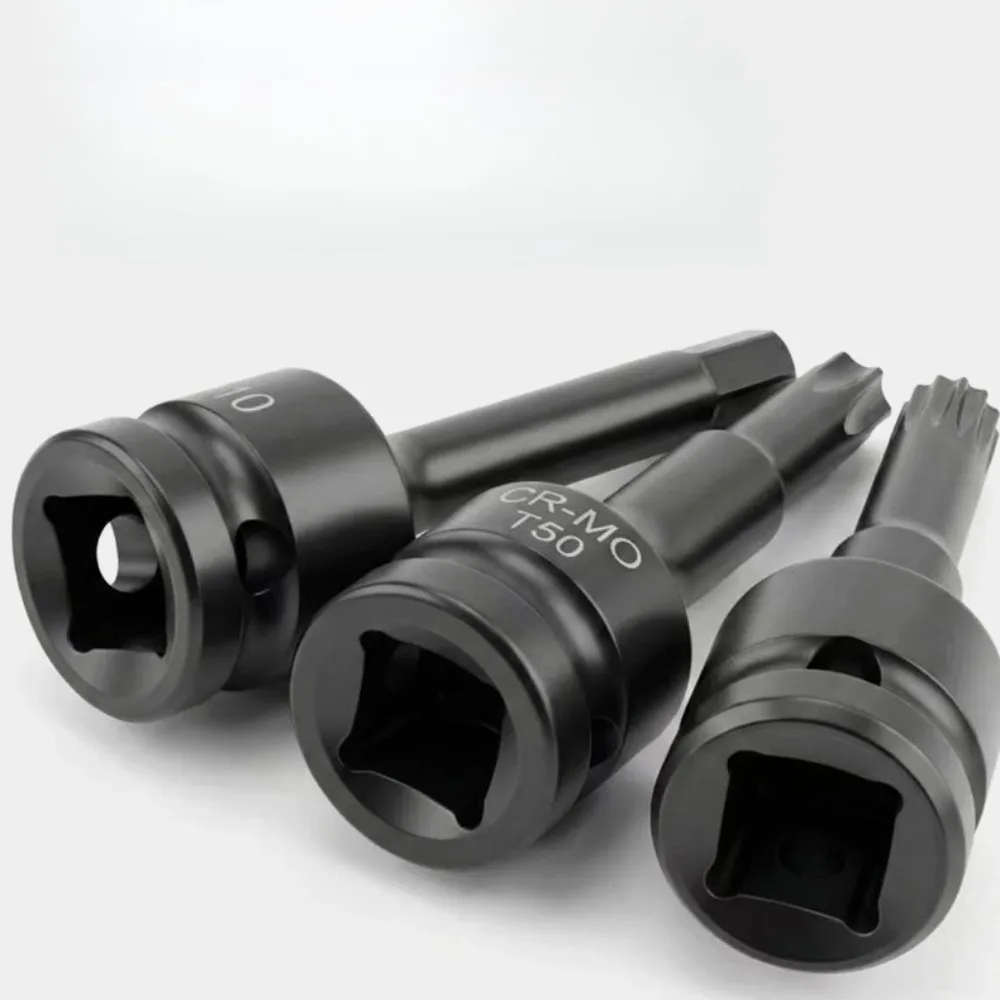 1/2 Zoll Schlagschrauber-Torx-Bit-Steckschlüsseladapter T30 T40 T45 T50 T55 T60 T70 T80 T90 T100 für Ratschenschlüssel – Detail 2