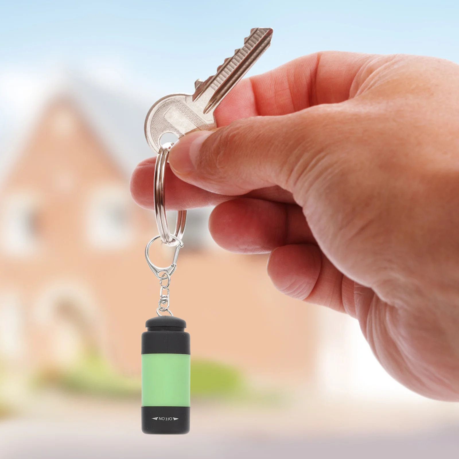 

4Pcs Mini Rechargeable USB Keychain LED Flashlight Compact Portable Light for Outdoor Use Mini Keychain LED Flashlight