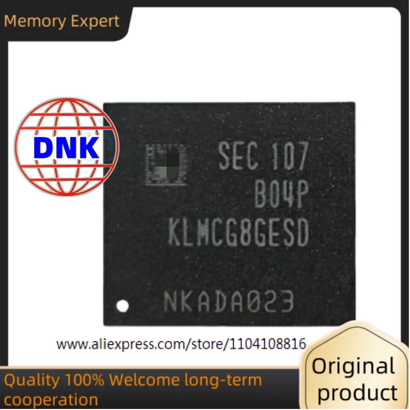 KLMCG8GESD-B04P New original 64GB BGA153 eMMC flash memory chip IC