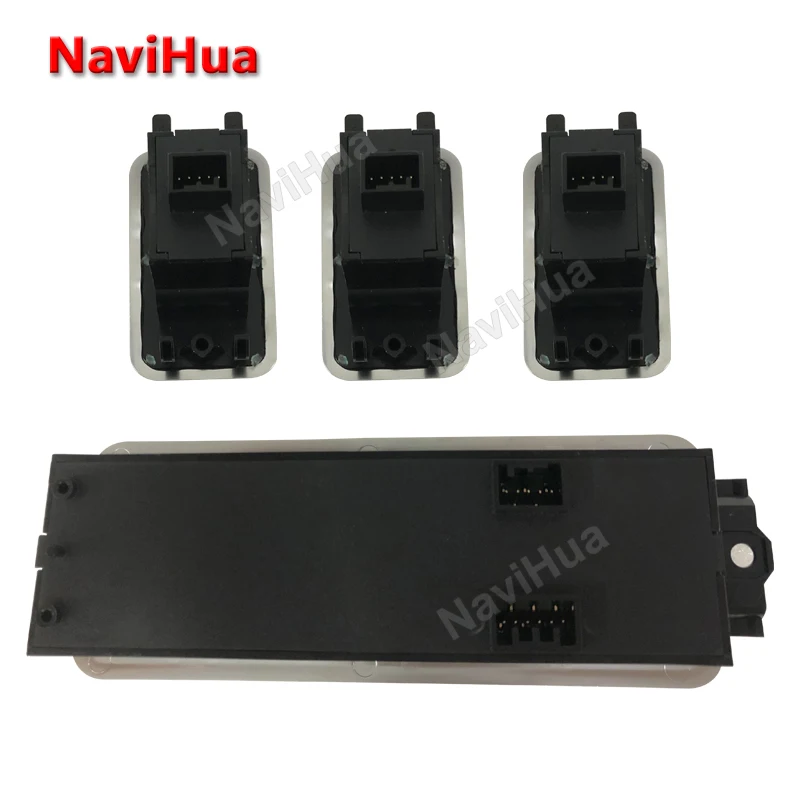 Interruttore di comando alzacristallo elettrico per auto Pulsante finestra Interruttore alzacristallo non appiccicoso per Land Rover 13-18