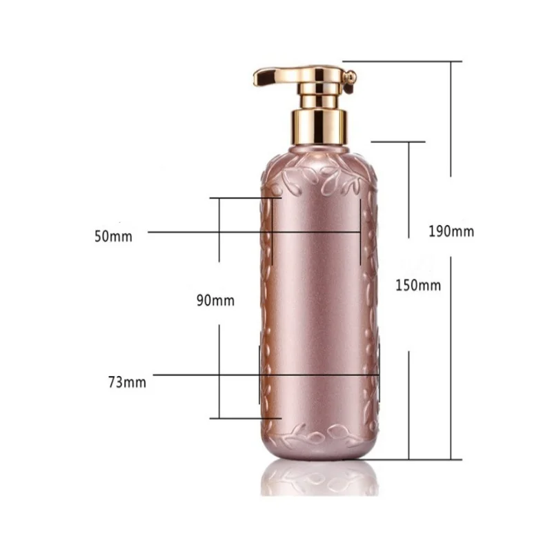 1PC 500ml Patterned Split Bottle Shower Gel Shampoo Cosmetic Care Split Bottle
