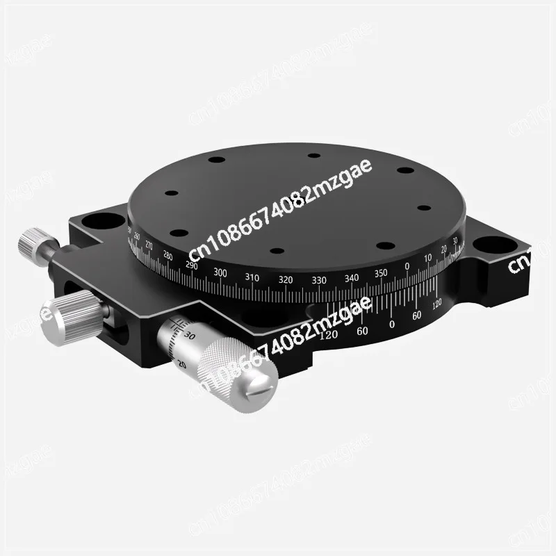 R-axis displacement platform RS60/40/80/90/125 manual angle indexing disc rotation fine-tuning mobile slide