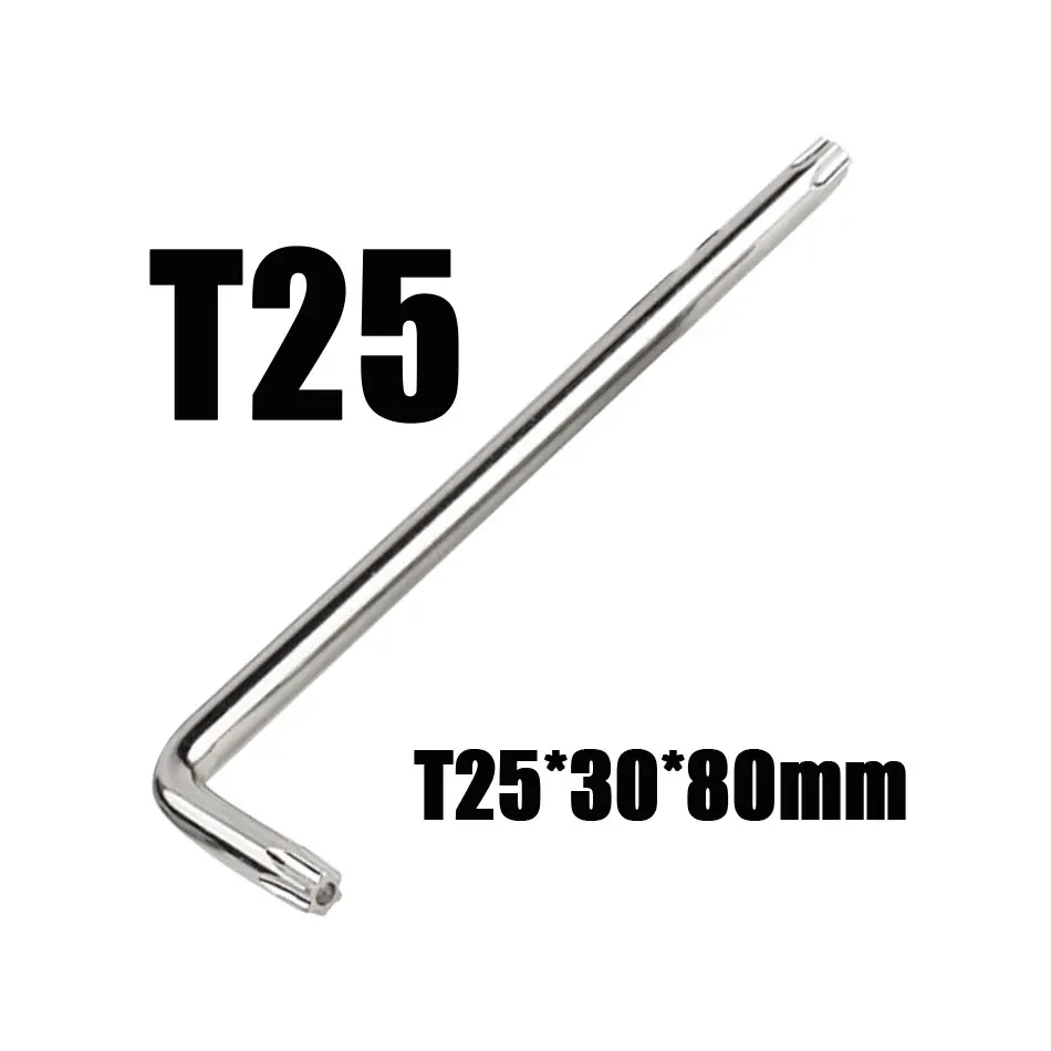 T25 30x80 Hexagon wrench key Oil brake repair Brake disc screw spanner suitable for all bike universal accessories tools