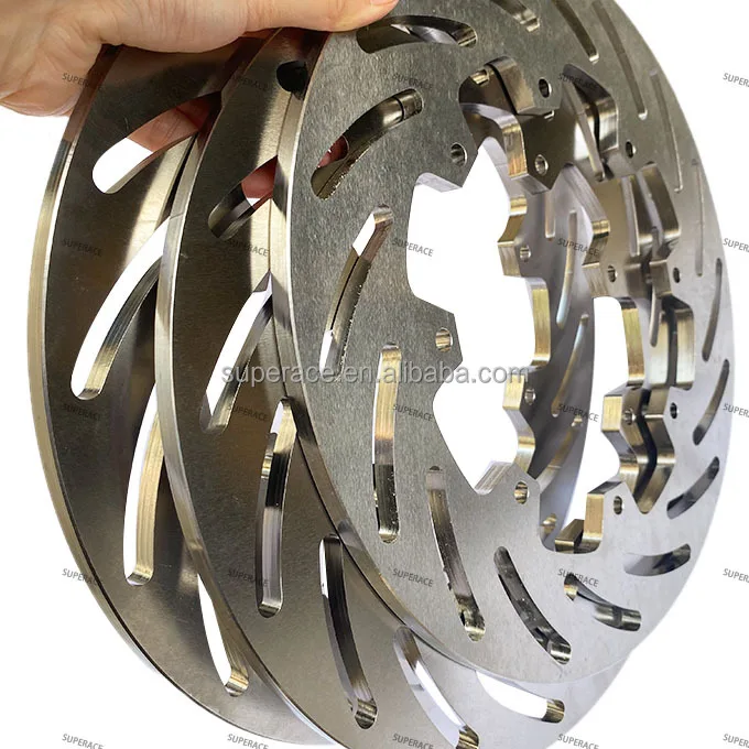 

Новый титановый тормозной диск Wilwood 12 дюймов из суперсплава, с прорезями и перфорацией, для спринт-каров (замена)