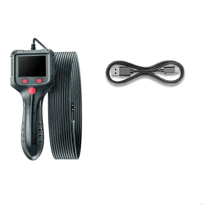 

M68B небольшая камера труб 8 мм гибкие зонды с большим экраном эндоскопической камеры расширенный эндоскоп длинный кабель для