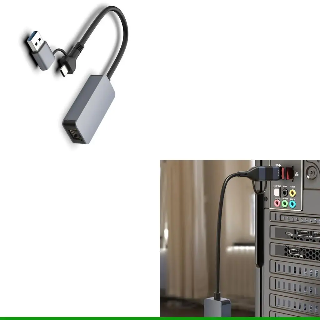 

Алюминиевый USB У55К к сетевой карте конвертера 2500М РДЖ45 для стабильного соединения