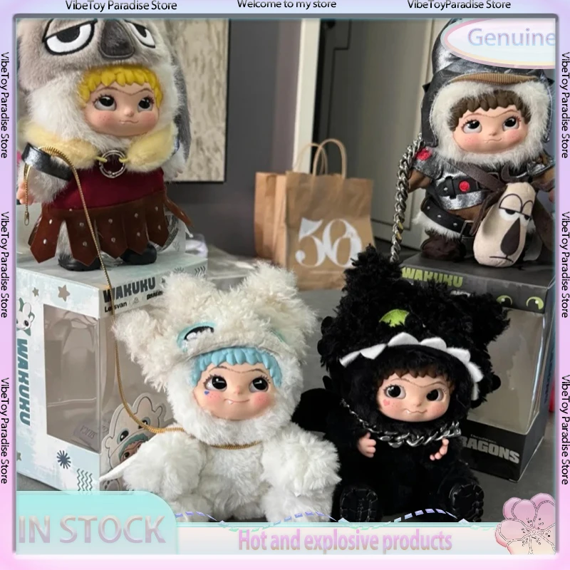 

Wakuku Limited Edition Hanging Card Collection in Stock Trendy Play Cute Plush Doll Desktop Ornament Birthday Gift Authentic