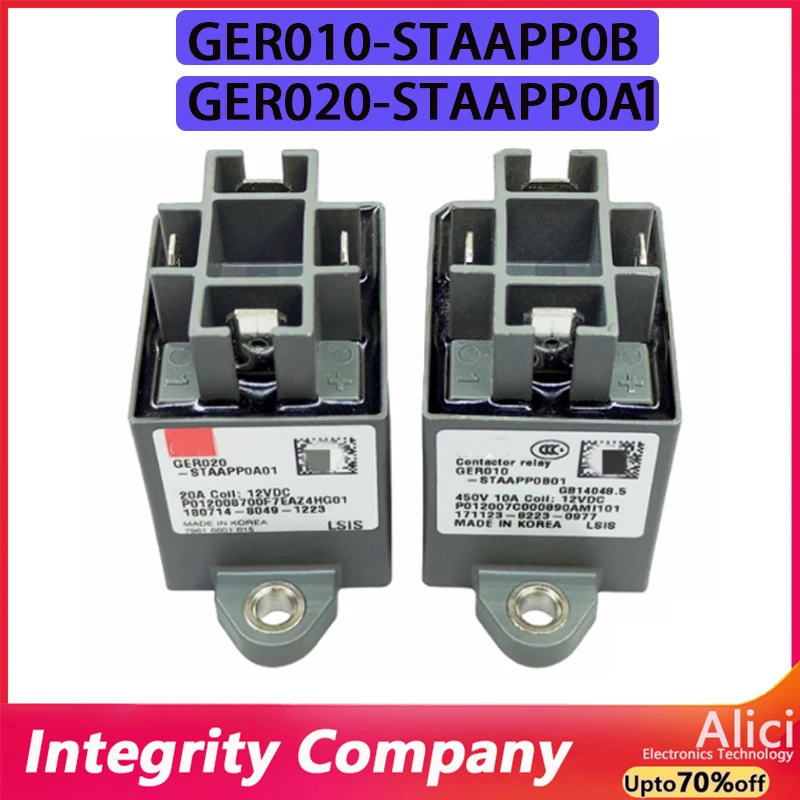 1PCS Originale GER010-STAAPP0B01 10A GER020-STAAPP0A01 20A relè DC ad alta tensione automobilistico