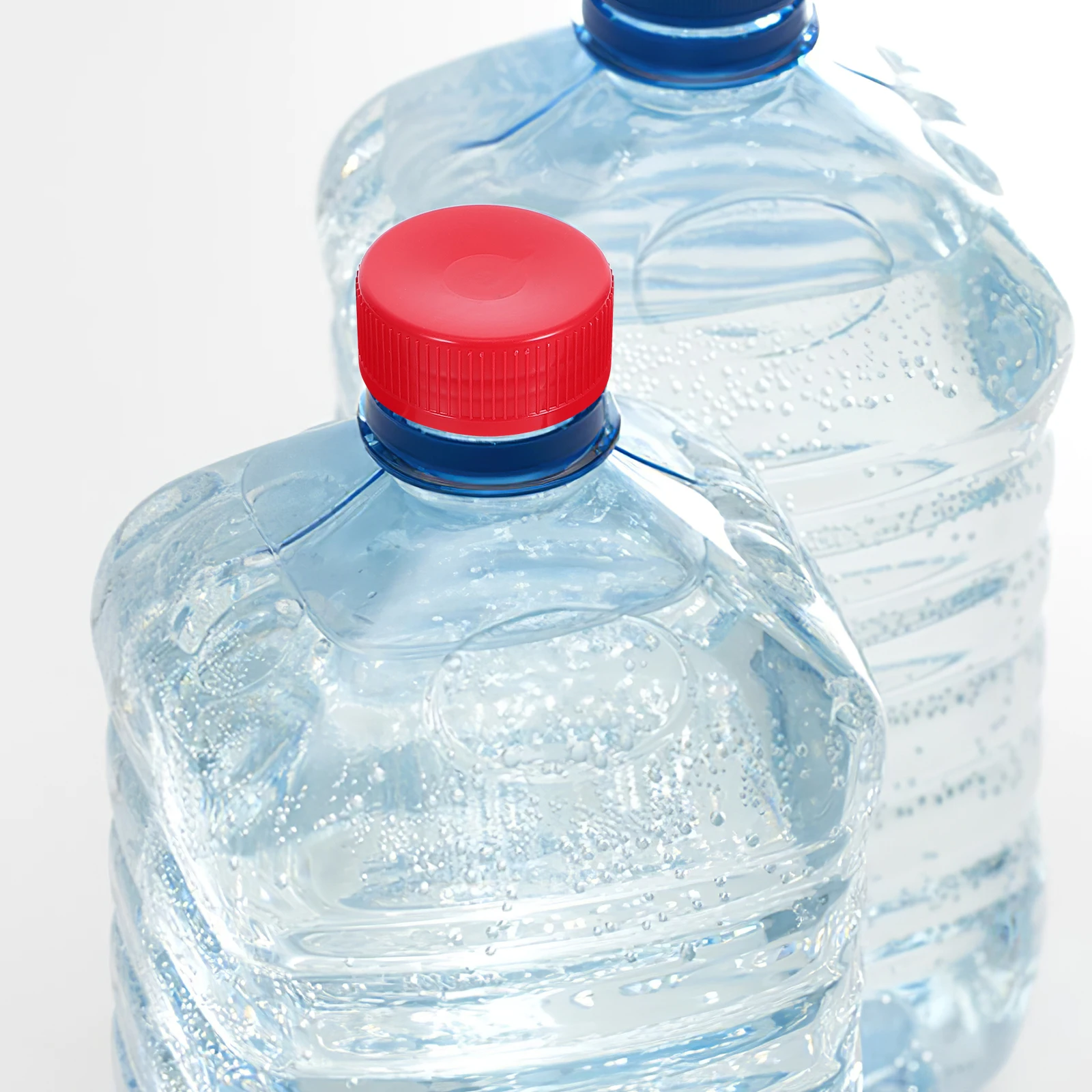 

10Pcs Plastic Water Jug Caps Reusable Replacement Bottle Covers Sealing Lid Anti-Spill for Water Dispenser Outdoor Home Use