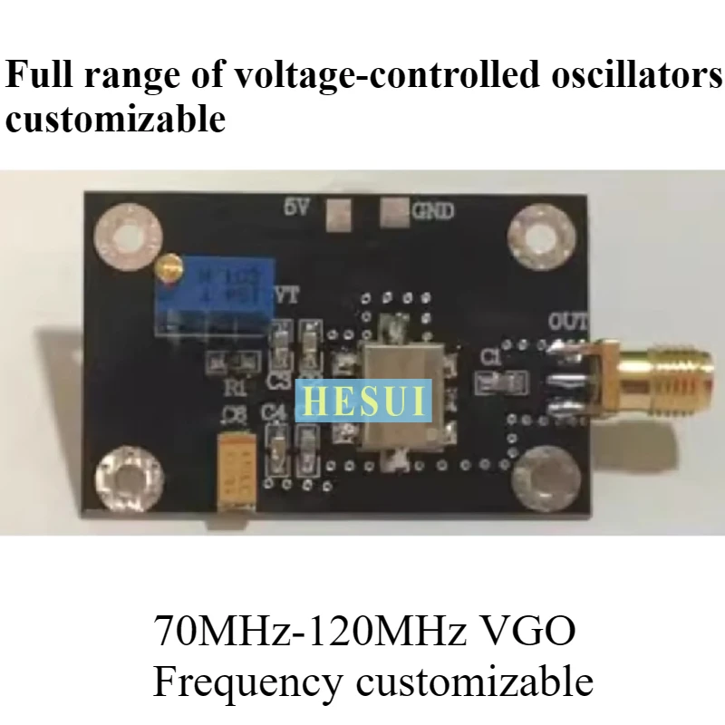 VCO 70-120MHz VHF FM point frequency output adjustable signal source