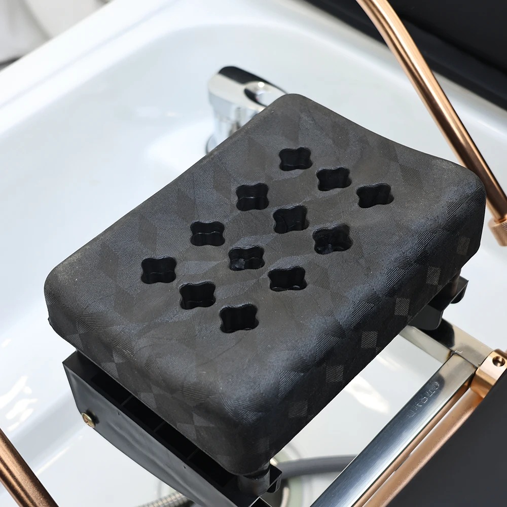 Heiß begehrtes Kopf-SPA-Salon-Haarwaschbett, Shampoo-Bett, Thai-Massagetisch, Friseur-Gewerbemöbel mit Fußbadbecken – Detail 17