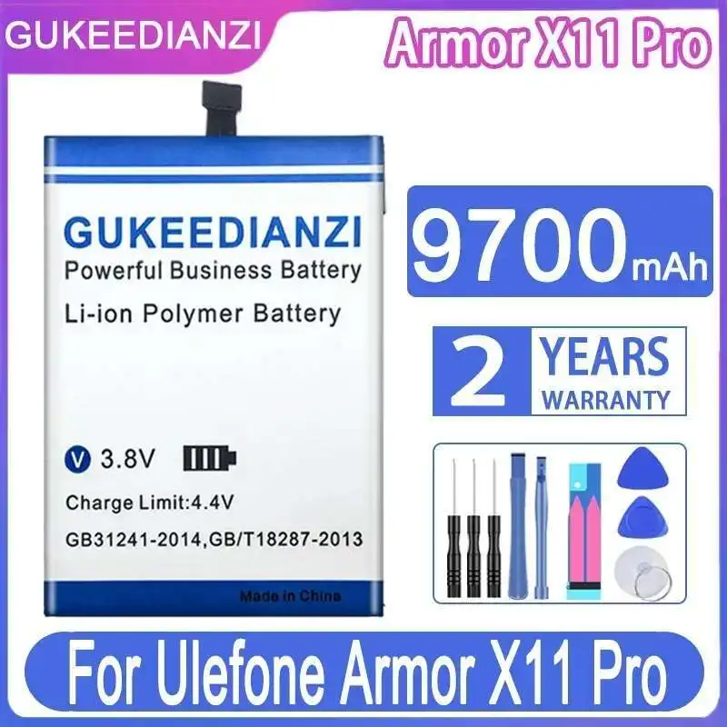 

For Ulefone Armor X11 Pro X11pro 3105 9700Mah Long-Lasting Reliable Power Mobile Phone Battery